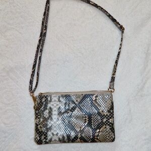 Jen & Co Snakeskin Crossbody Purse